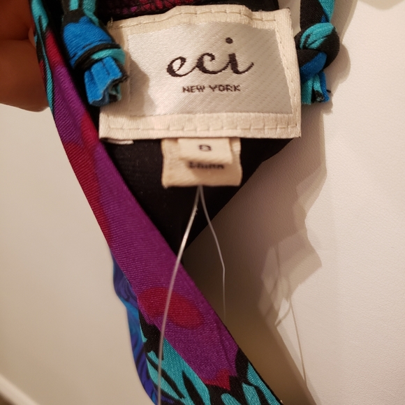 NWT eci New York Stretch Dress Sz 8 - Picture 7 of 9